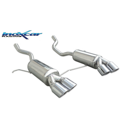 Posteriore con uscita 2 x diam. 80 X-RACE DX+SX BMW X5 - 2001 218CV (type E53) (Cod. I-BMX5.02.XR80)