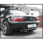 Posteriore con uscita ovale 120x80 OBLIQUO BMW Z3 ROADSTER 1.9 - 1995-1999 140CV (Cod. I-BMZ3.01.SB)