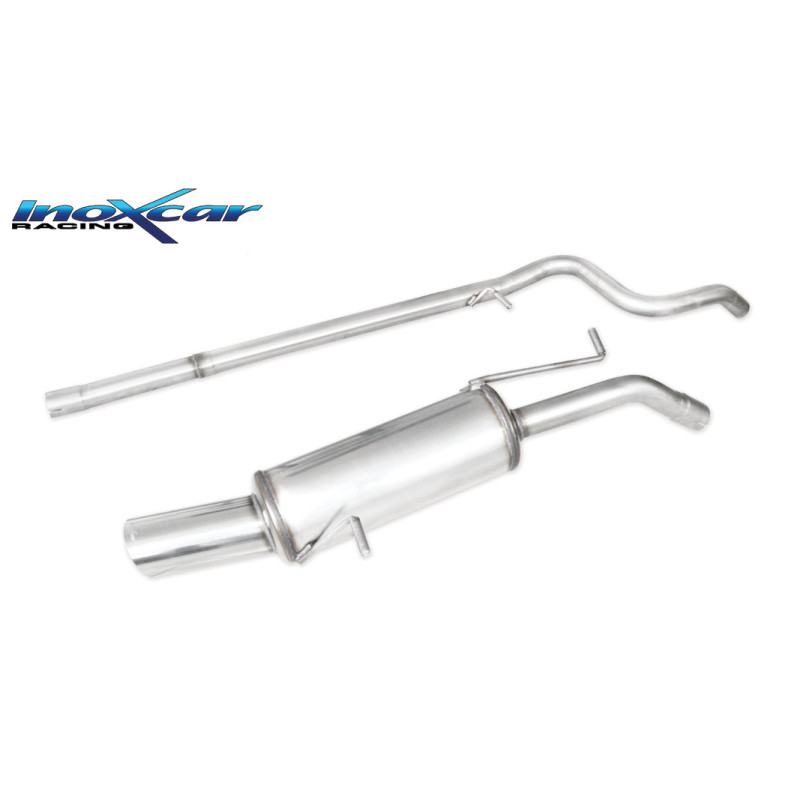 Tubo centrale diretto + Posteriore con uscita diam. 100 RACING - 55 PEUGEOT 207 1.6 16V THP 2006 150