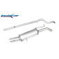 Tubo centrale diretto + Posteriore con uscita diam. 100 RACING - 55 PEUGEOT 207 1.6 16V THP 2006 150