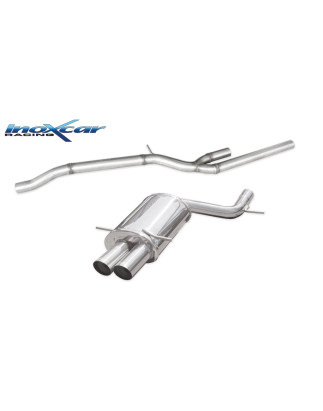 Tubo centrale diretto + Terminale con uscita 2 x diam. 76 RACING - 60 AUDI A4 1998-2001 265CV (type 