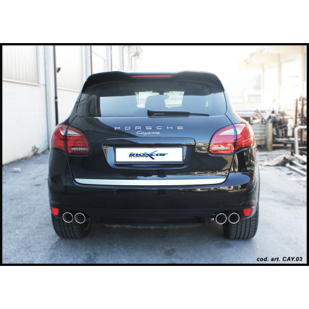 Uscite diam. 90 X-RACE DX+SX - compatibile con POCAY.02 e impianto di serie 2010 245CV Porsche CAYEN