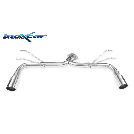Posteriore senza silenziatore con uscita diam. 80 RACING DX+SX FIAT 124 SPIDER 1.4 TURBO - 2016 140C