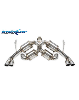 Posteriore silenziato con uscita 2 x diam. 60 RACING dx+sx - 1994-1999 Ferrari F355 (Cod. I-FE.07.RA