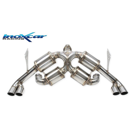 Posteriore silenziato con uscita 2 x diam. 60 RACING dx+sx - 1994-1999 Ferrari F355 (Cod. I-FE.07.RA