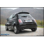 Posteriore con uscita singola diam. 90 X-RACE FIAT 500 1.4 16V - 2007 100CV (Cod. I-FICQ.02.XR90 )