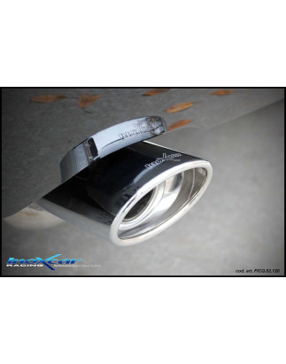 Posteriore con uscita singola diam. 90 X-RACE FIAT 500 1.4 16V - 2007 100CV (Cod. I-FICQ.02.XR90 )