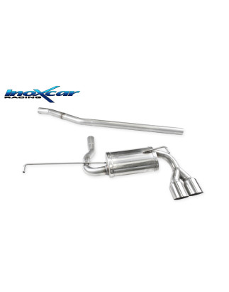 Posteriore con uscita 2 x diam. 80 RACING FIAT 500X 1.0 - 2019 120CV (Cod. I-FICQ.20.RA)