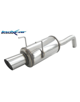Posteriore con uscita singola diam. 90 RALLY FIAT PANDA 1.4 16V 100HP - 2006 (Cod. I-FIPA.02.90RA)