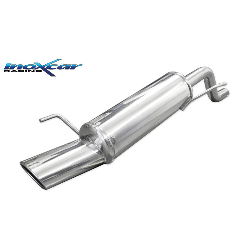 Posteriore con uscita singola ovale 120x80 mm FIAT GRANDE PUNTO - 2005 75CV (type 199) (Cod. I-FIPN.