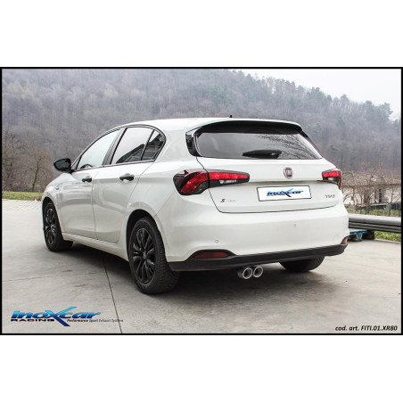 Posteriore con uscita 2 x diam. 80 X-RACE Fiat TIPO - 2015 (Cod. I-FITI.01.XR80)