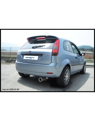 Posteriore con uscita singola ovale 120x80 mm FORD FIESTA 1.4 TDCI - 2002 68CV MK5 (Cod. I-FOFI.16.1