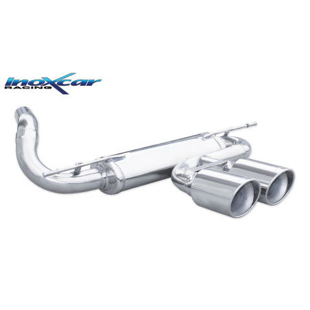 Posteriore con uscita 2 x diam. 110 X-RACE FORD FOCUS 2.0 TDCI ST3 - 2014 185CV MK3 (Cod. I-FOFO.15.