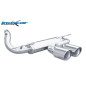 Posteriore con uscita 2 x diam. 110 X-RACE FORD FOCUS 2.0 TDCI ST3 - 2014 185CV MK3 (Cod. I-FOFO.15.