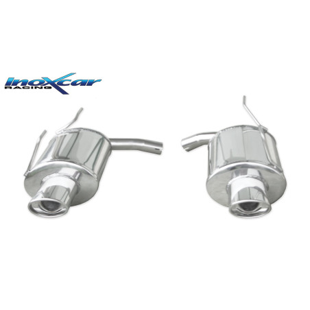 Posteriore con uscita singola ovale 120x80 mm DX+SX HONDA S2000 2.0 - 1999 240CV (Cod. I-HOS2.01.120
