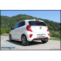 Terminale senza silenziatore con uscita 2 x diam. 80 RACING KIA PICANTO GT-LINE 1.0 TGDI - 2018 100C