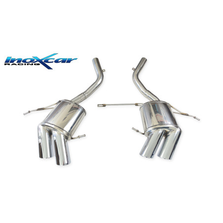 Posteriore con uscita 2 x diam. 90 X-RACE dx+sx MASERATI GRANTURISMO 4.2 - 2007 405CV (Cod. I-MASE.0