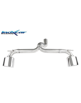 Posteriore senza silenziatore con uscita ovale 150x105 mm OBLIQUO DX+SX MERCEDES CLASSE A250 SPORT -