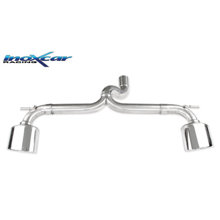 Posteriore senza silenziatore con uscita ovale 150x105 mm OBLIQUO DX+SX MERCEDES CLASSE A250 SPORT -