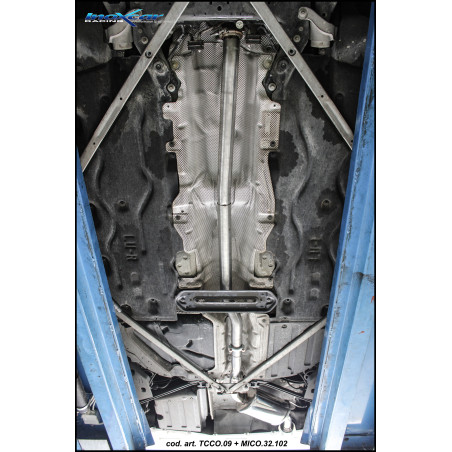 Posteriore con uscita singola diam. 102 MINI COOPER 1.5 TURBO - 2021 (F57) (Cod. I-MICO.32.102)