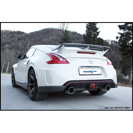 Posteriore con uscita diam. 114 RACING DX+SX NISSAN 370 Z NISMO 3.7 V6 - 2014 344CV 370Z (Cod. I-NI3