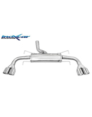 Posteriore con uscita 2 x diam. 80 X-RACE DX+SX OPEL GT 2.0 16V TURBO - 2007 264CV (Cod. I-OPGT.01.X