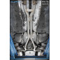 Posteriore con uscita DX+SX ovale 150x105 OBLIQUO AUDI A4 - 2006 420CV (type 8E) (Cod. I-OVA4.05.150