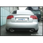 Posteriore con uscita DX+SX ovale 150x105 OBLIQUO AUDI A4 - 2006 420CV (type 8E) (Cod. I-OVA4.05.150