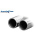 Posteriore con uscita 2 x diam. 80 AUDI A3 - 2003 110CV S3 (type 8L) (Cod. I-OVAU.06.80)