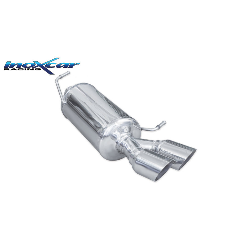 Posteriore con uscita 2 x diam. 80 RACING AUDI A4 QUATTRO B8 - 2008 211CV (type 8K) 4WD (Cod. I-OVAU
