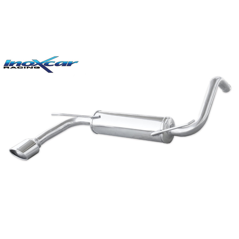Posteriore con uscita singola ovale 120x80 mm PEUGEOT 107 1.0 12V - 2005 68CV (Cod. I-PE107.01.120)
