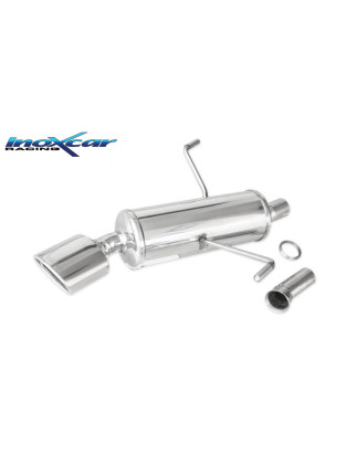 Posteriore con uscita singola ovale 120x80 mm PEUGEOT 206 SW 1.6 16V - 2002 110CV (Cod. I-PE206.17.1