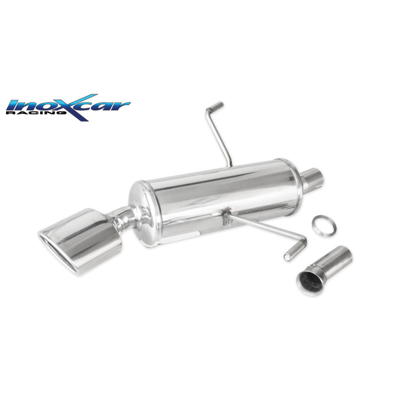 Posteriore con uscita singola ovale 120x80 mm PEUGEOT 206 SW 1.6 16V - 2002 110CV (Cod. I-PE206.17.1