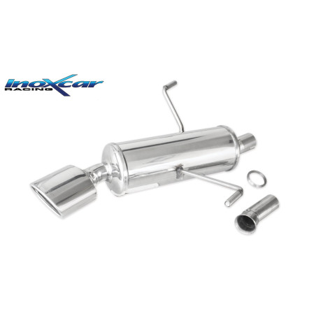 Posteriore con uscita singola ovale 120x80 mm PEUGEOT 206 SW 1.6 16V - 2002 110CV (Cod. I-PE206.17.1