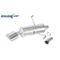 Posteriore con uscita singola ovale 120x80 mm PEUGEOT 206 SW 1.6 16V - 2002 110CV (Cod. I-PE206.17.1
