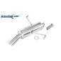 Posteriore con uscita singola ovale 120x80 mm PEUGEOT 206 SW 2.0 16V - 2002-2004 136CV (Cod. I-PE206