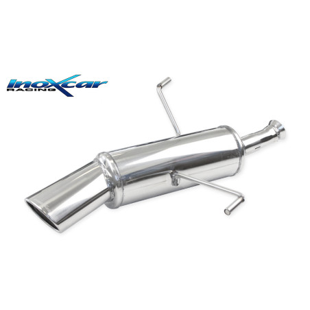 Posteriore con uscita singola ovale 120x80 mm PEUGEOT 206 SW 2.0 HDI - 2002-2005 90CV (Cod. I-PE206.