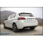 Posteriore con uscita 2 x diam. 80 X-RACE PEUGEOT 308 – 2018 (Cod. I-PE308.06.XR80)