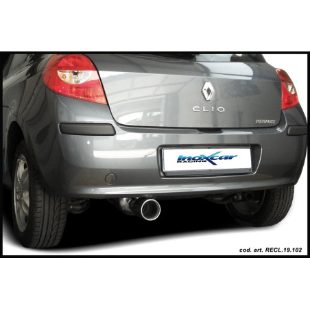 Posteriore con uscita singola ovale 120x80 mm – è necessario tagliare prima dell'ultimo silenziat