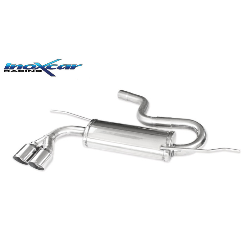 Posteriore con uscita 2 x diam.80 RACING SEAT LEON – 2005 140CV (type 1P) (Cod. I-SELE.12.RA  )