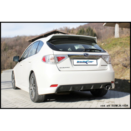 Posteriore senza silenziatore con uscita diam. 102 RACING SUBARU IMPREZA 2.0D BOXER DIESEL – 2009 