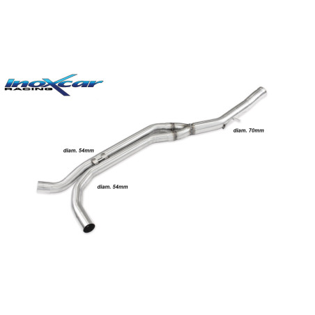 Tubo centrale diretto PORSCHE MACAN S 3.0 TDI V6 – 2013 250CV (Cod. I-TCMACAN)