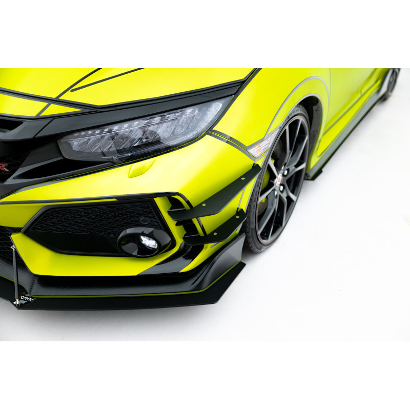 Canards Honda Civic Type-R Mk10 / Mk10 Facelift (Cod. M-HO-CI-10-TYPE-R-CNC-CAN1A)
