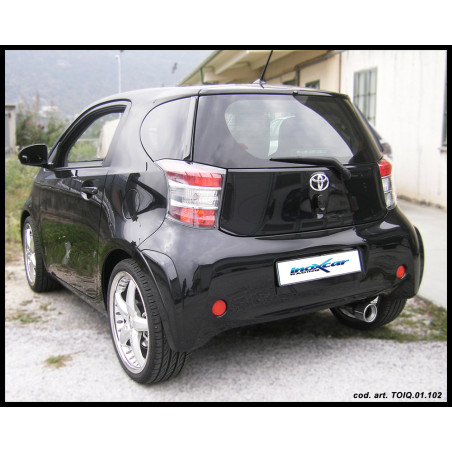 Posteriore con uscita singola ovale 120x80 mm TOYOTA IQ 1.3 EXECUTIVE – 2009 99CV (Cod. I-TOIQ.01.