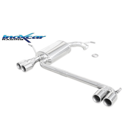 Posteriore con DUPLEX uscita 2 x diam. 80 PEUGEOT 407 2.7 24V HDI – 2006 204CV (Cod. I-TWPE.27.80)