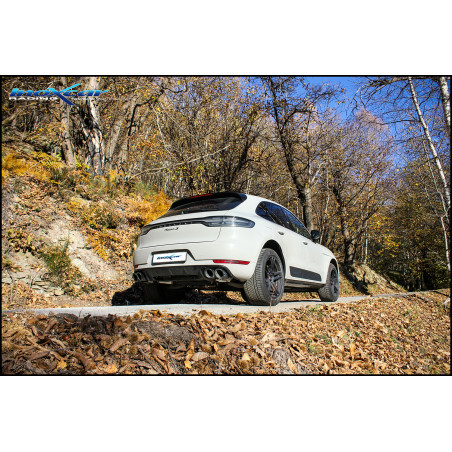 Posteriore silenziato DX+SX + Valvola con montaggio motorino elettrico di serie – 2022 265CV Porsc