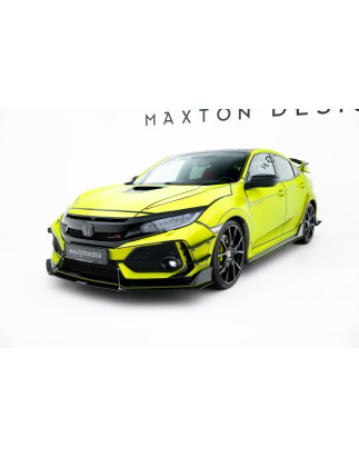 SPLITTER RACING ANTERIORE V.1 Honda Civic Type-R Mk10 / Mk10 Facelift (Cod. M-HO-CI-10-TYPE-R-CNC-FD