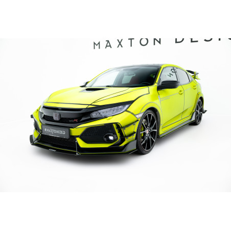 SPLITTER RACING ANTERIORE V.1 Honda Civic Type-R Mk10 / Mk10 Facelift (Cod. M-HO-CI-10-TYPE-R-CNC-FD