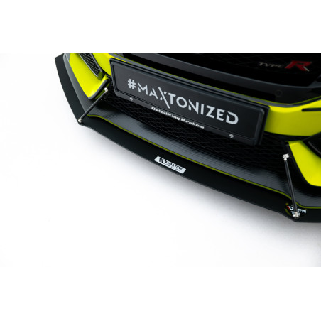 SPLITTER RACING ANTERIORE V.1 Honda Civic Type-R Mk10 / Mk10 Facelift (Cod. M-HO-CI-10-TYPE-R-CNC-FD
