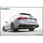 Tubo centrale diretto + Terminale silenziato con uscita 2 x diam. 90 RACING BLACK CERAMIC DX+SX Vavo